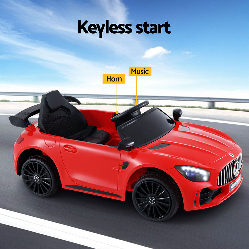 Kids Ride On Car Mercedes-Benz AMG GTR Electric Toy Cars 12V Red